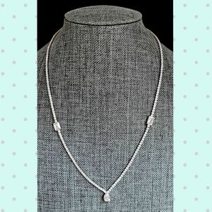 NWOT CHOKER LENGTH CZ NECKLACE